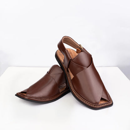 Peshawari Sandal -  Legacy Brown (PMC26)