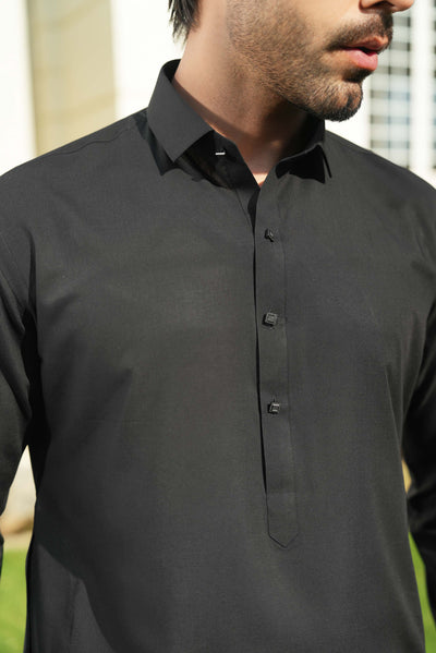 Stitched Shalwar Kameez (SPSC31) Black