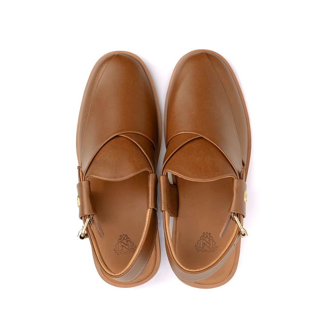 Brown Leather Peshawari Sandal - PMC13