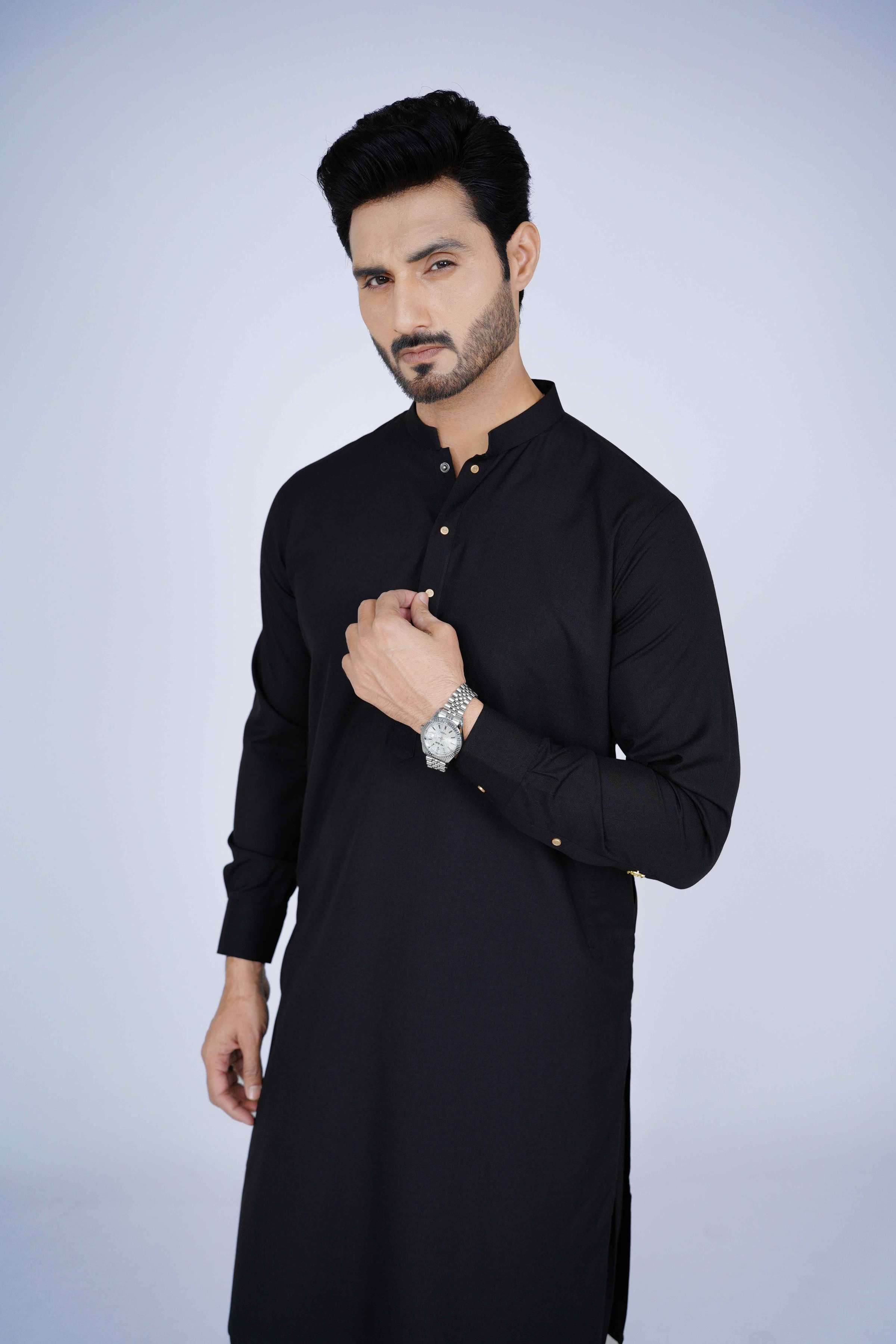 Stitched Shalwar Kameez (SWS18) Black
