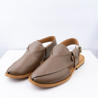 Peshawari Sandal - Beige (PMC10A)