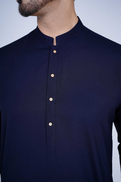 Stitched Shalwar Kameez (SWS19) Navy Blue