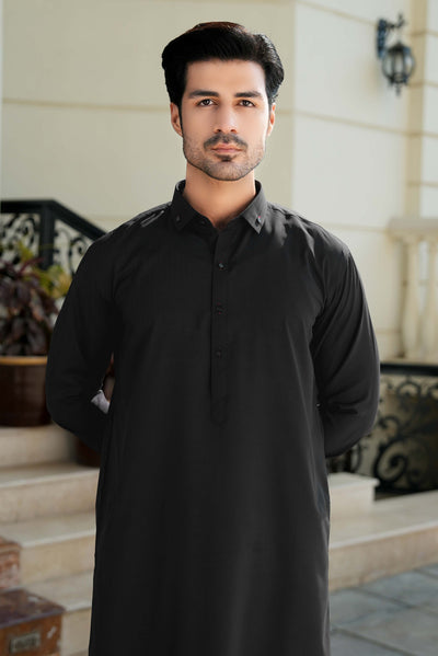 Stitched Shalwar Kameez (SPSC30) Black