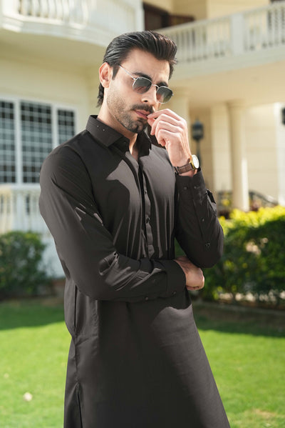 Stitched Shalwar Kameez (SPSC23) Dark Brown