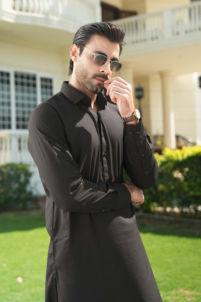 Stitched Shalwar Kameez (SPSC23) Dark Brown