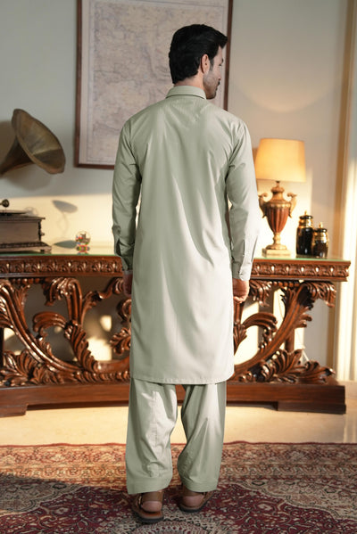 Stitched Shalwar Kameez (SPSC21) Pistachio