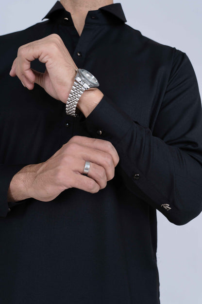 Stitched Shalwar Kameez (SWS27) Black