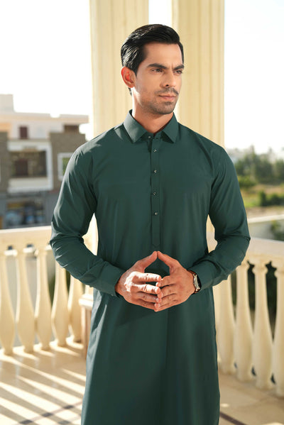 Stitched Shalwar Kameez (SPSC25) Green