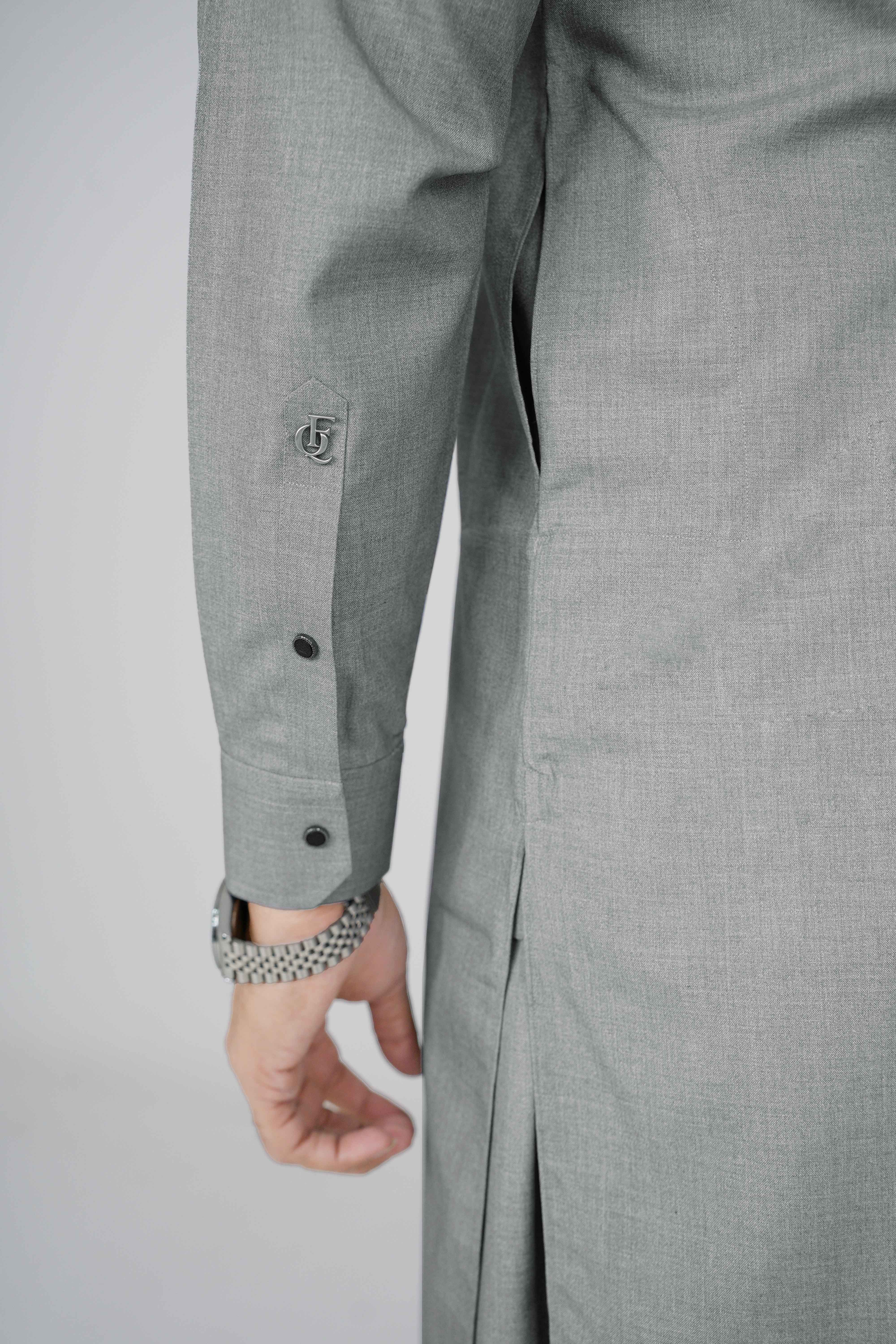 Stitched Shalwar Kameez (SWS20) Silver