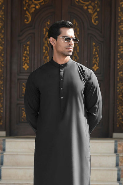 Stitched Shalwar Kameez (SPSB03) Black