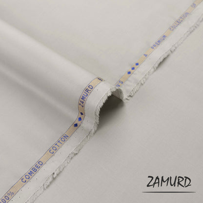 Zamurd premium party wear fabric with twill weave and semi-soft high-density finish