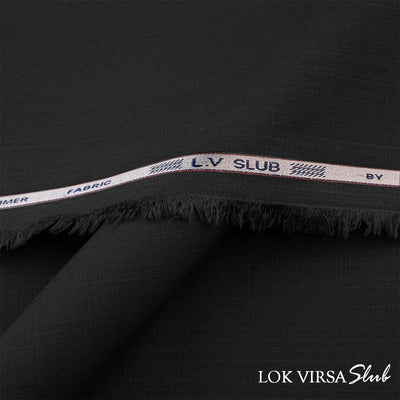 Lok Virsa Slub textured wash & wear fabric with soft finish and durable compact yarn weave in rich color shades