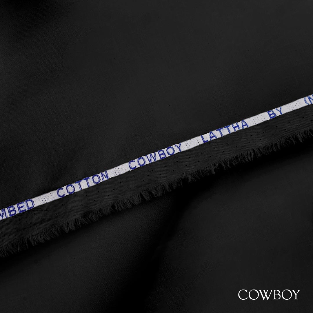 Premium Cowboy cotton fabric with fine yarn and compact structure