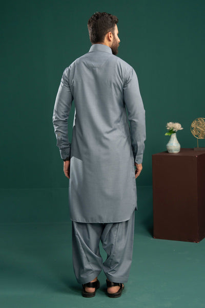 Denim Blue - Stitched Shalwar Kameez - SWSC20
