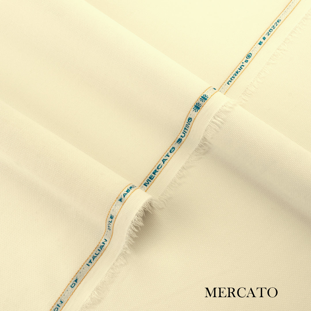 Mercato - Twill Weave Soft Touch Suiting