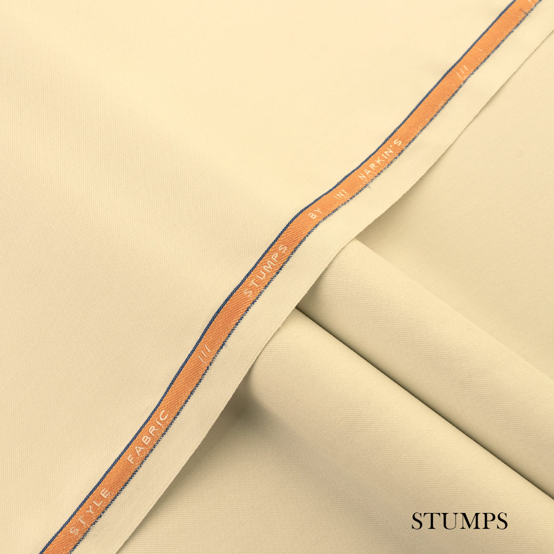 Stumps premium winter blended fabric with double-ply yarn and twill weave by Narkin's