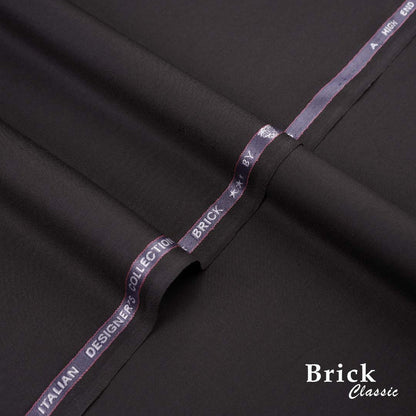 Brick Classic suiting fabric for waistcoat, coat and Shalwar Kameez outfits