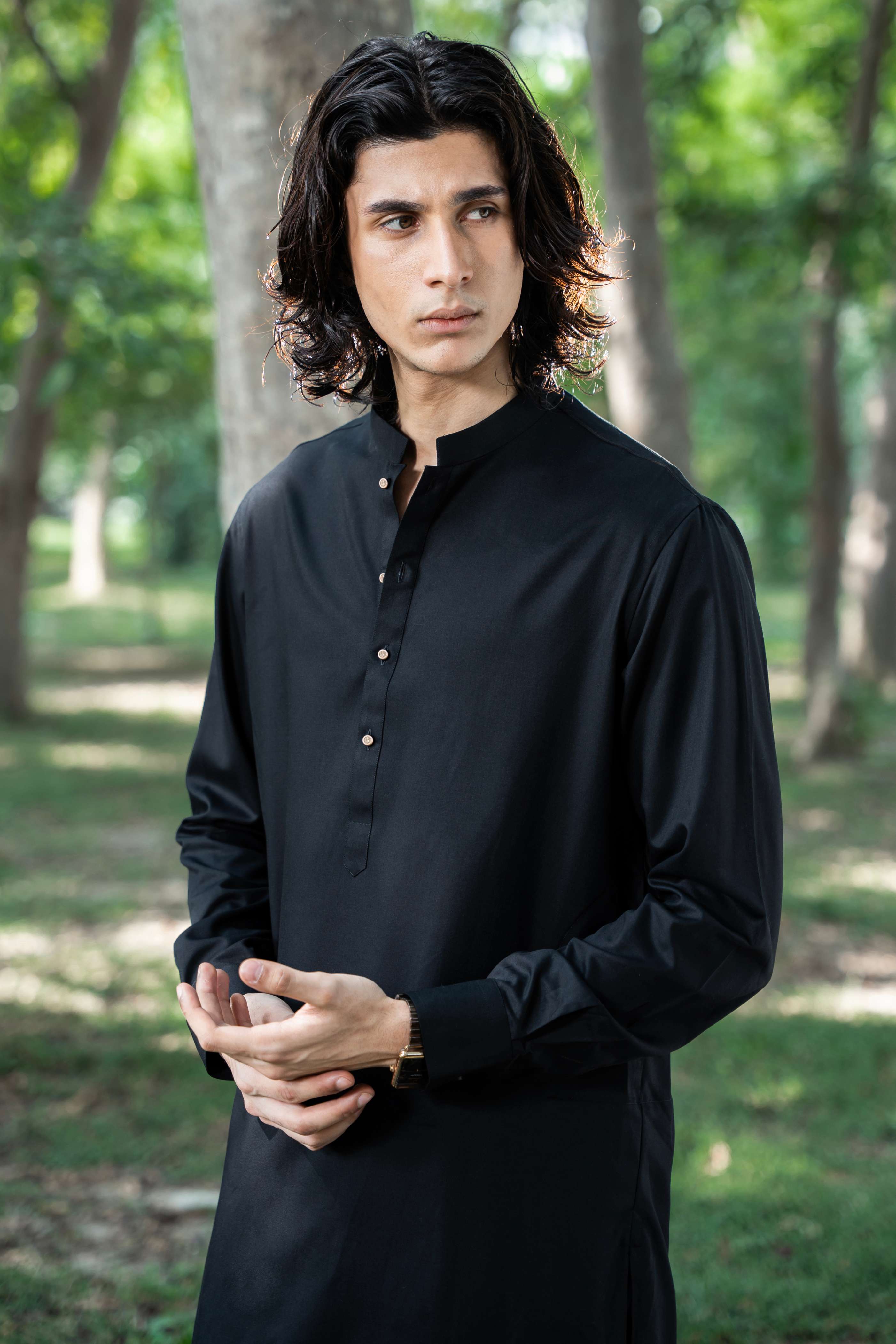 Stitched Shalwar Kameez (SWS18) Black