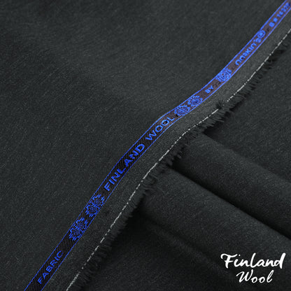 Finland Wool unstitched winter wash & wear woolen fabric in dark winter tones with a soft, wrinkle-free finish 