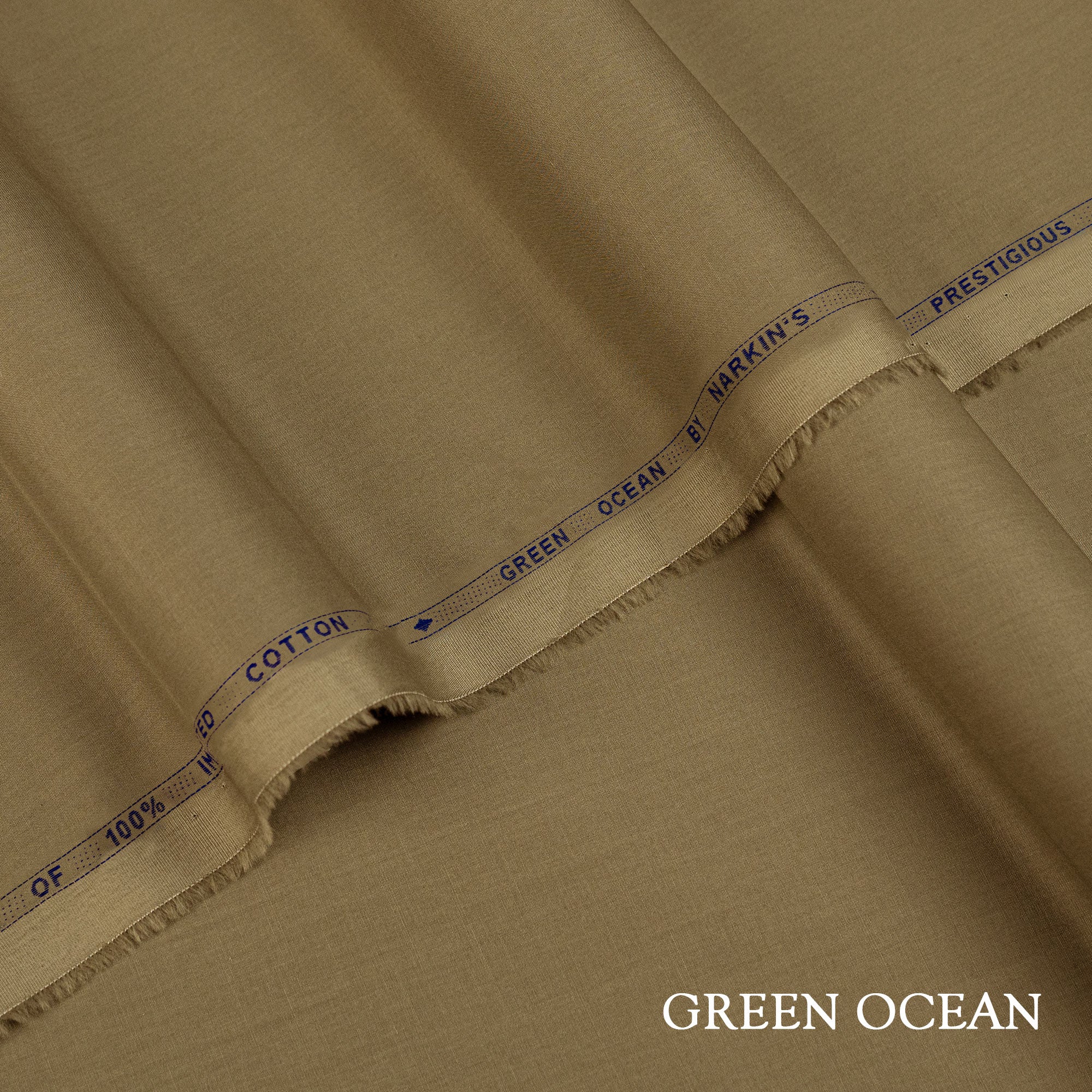Green Ocean - 100% Superfine Cotton (4.5 Mtr)