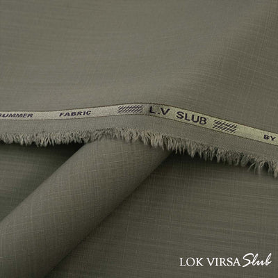 Lok Virsa Slub textured wash & wear fabric with soft finish and durable compact yarn weave in rich color shades