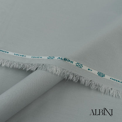 Albini summer fabric with soft smooth finish, wrinkle-resistant texture, and graceful fall in premium colors