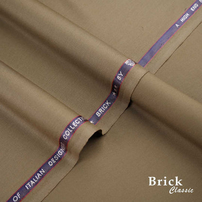 Brick Classic suiting fabric for waistcoat, coat and Shalwar Kameez outfits