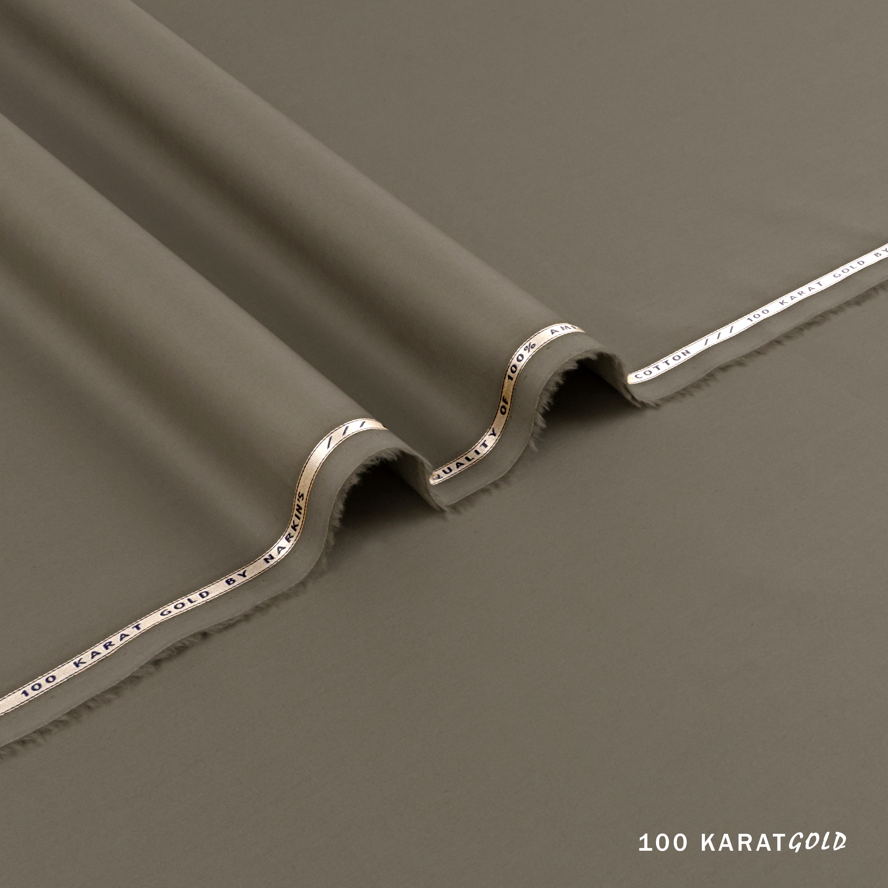 100 Karat Gold - 100% American PIMA Cotton (4.5 Mtr)