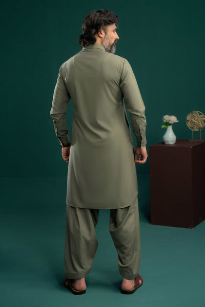 Light Grey - Stitched Shalwar Kameez - SWSC19