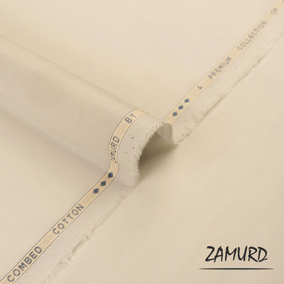 Zamurd premium party wear fabric with twill weave and semi-soft high-density finish