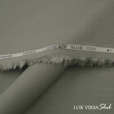 Lok Virsa Slub textured wash & wear fabric with soft finish and durable compact yarn weave in rich color shades