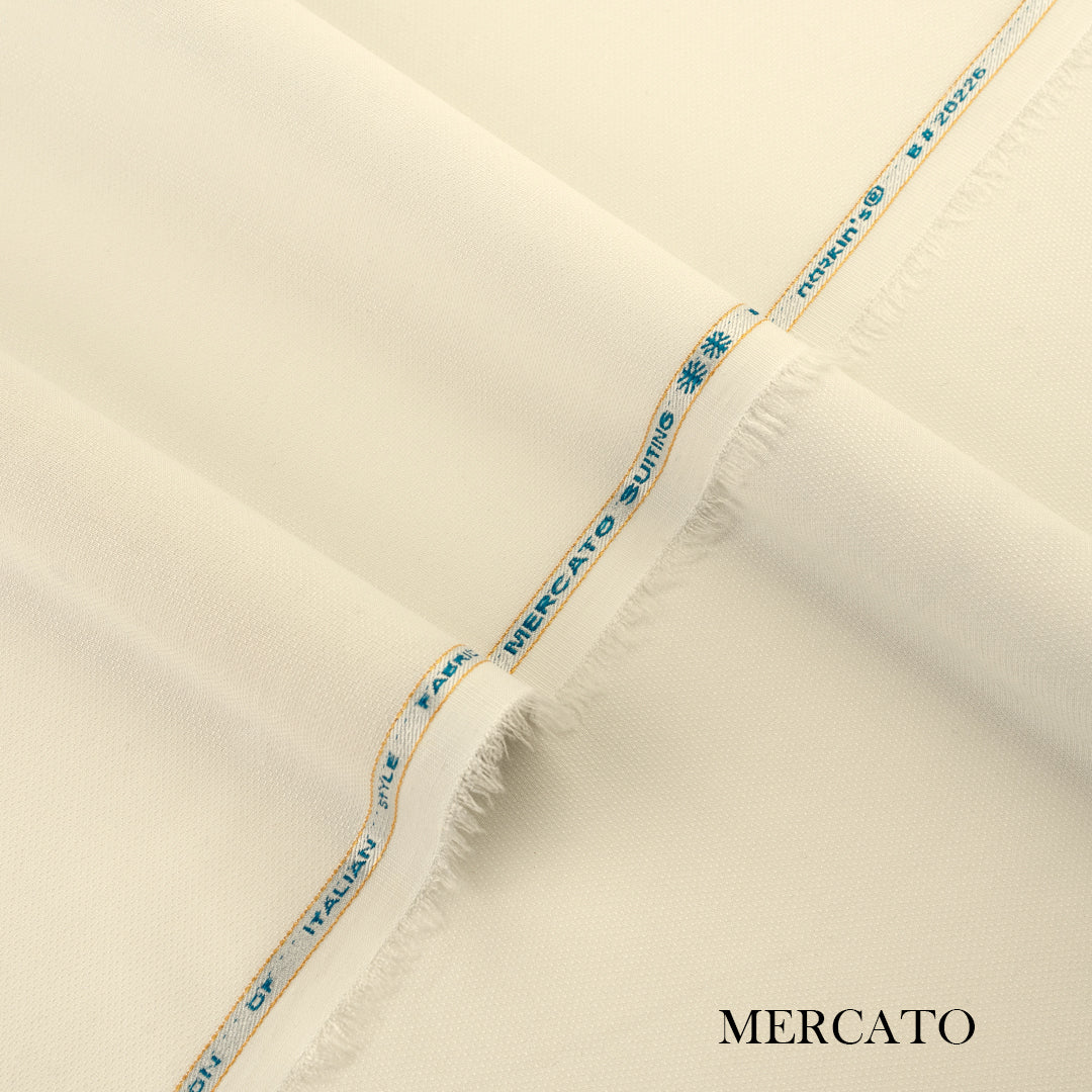 Mercato - Twill Weave Soft Touch Suiting