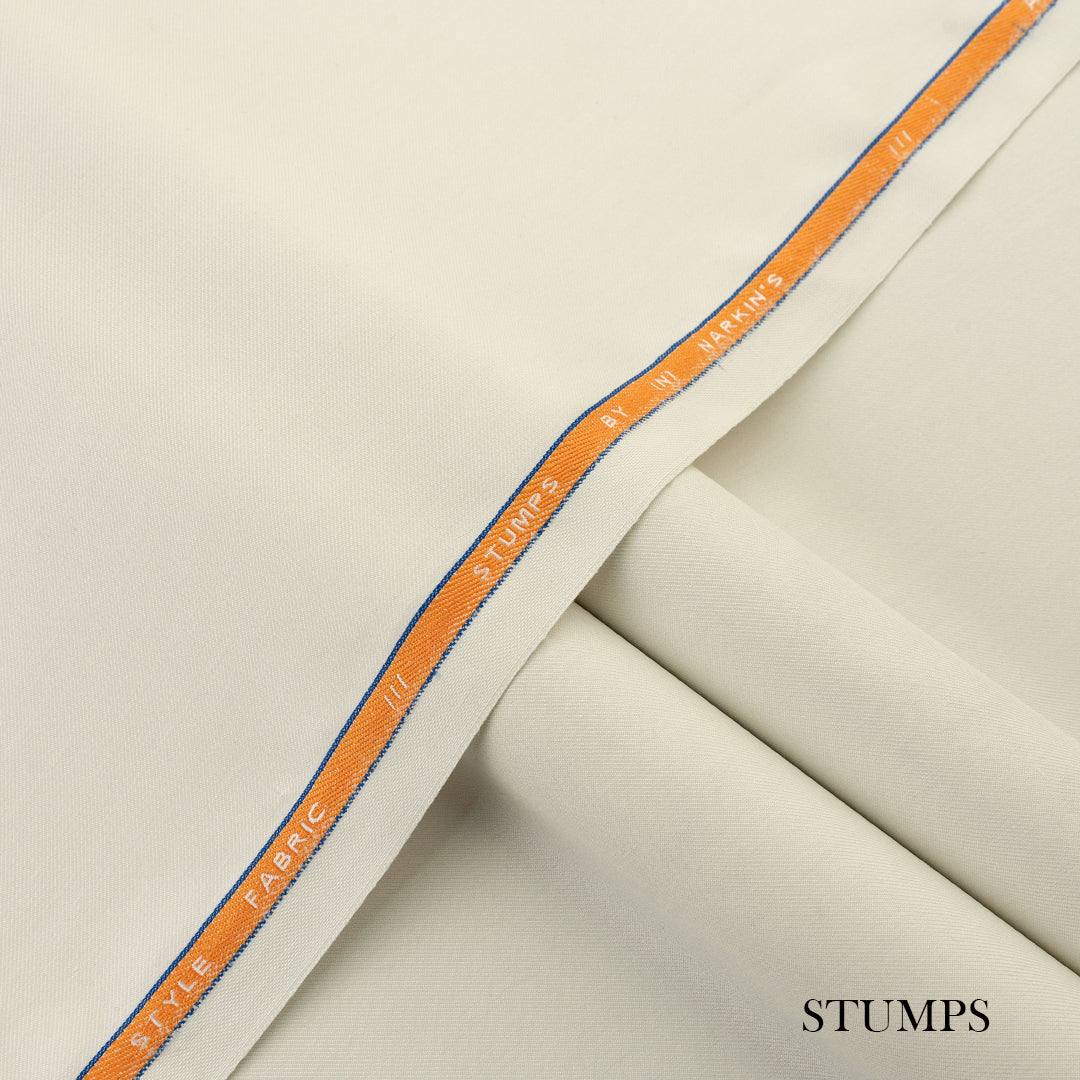 Stumps premium winter blended fabric with double-ply yarn and twill weave by Narkin's