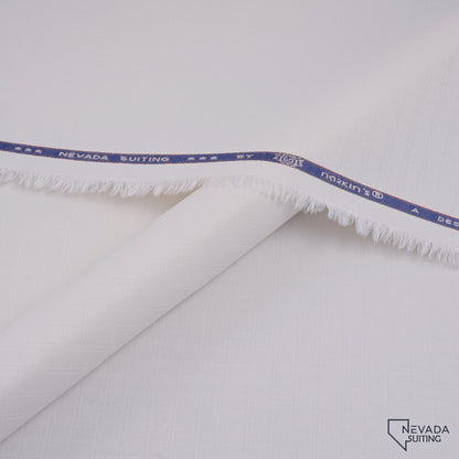 "Nevada Suiting unstitched winter fabric by Narkin's with wrinkle-free texture, medium weight, and soft finish