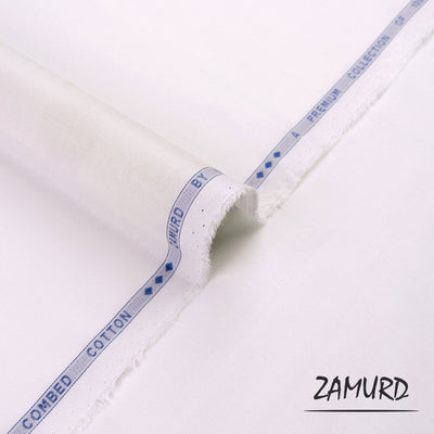 Zamurd premium party wear fabric with twill weave and semi-soft high-density finish