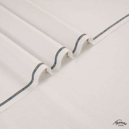 Thomas Pink unstitched winter fabric in 100% cotton with herringbone texture, soft touch, and rich winter colors by Narkin’s.