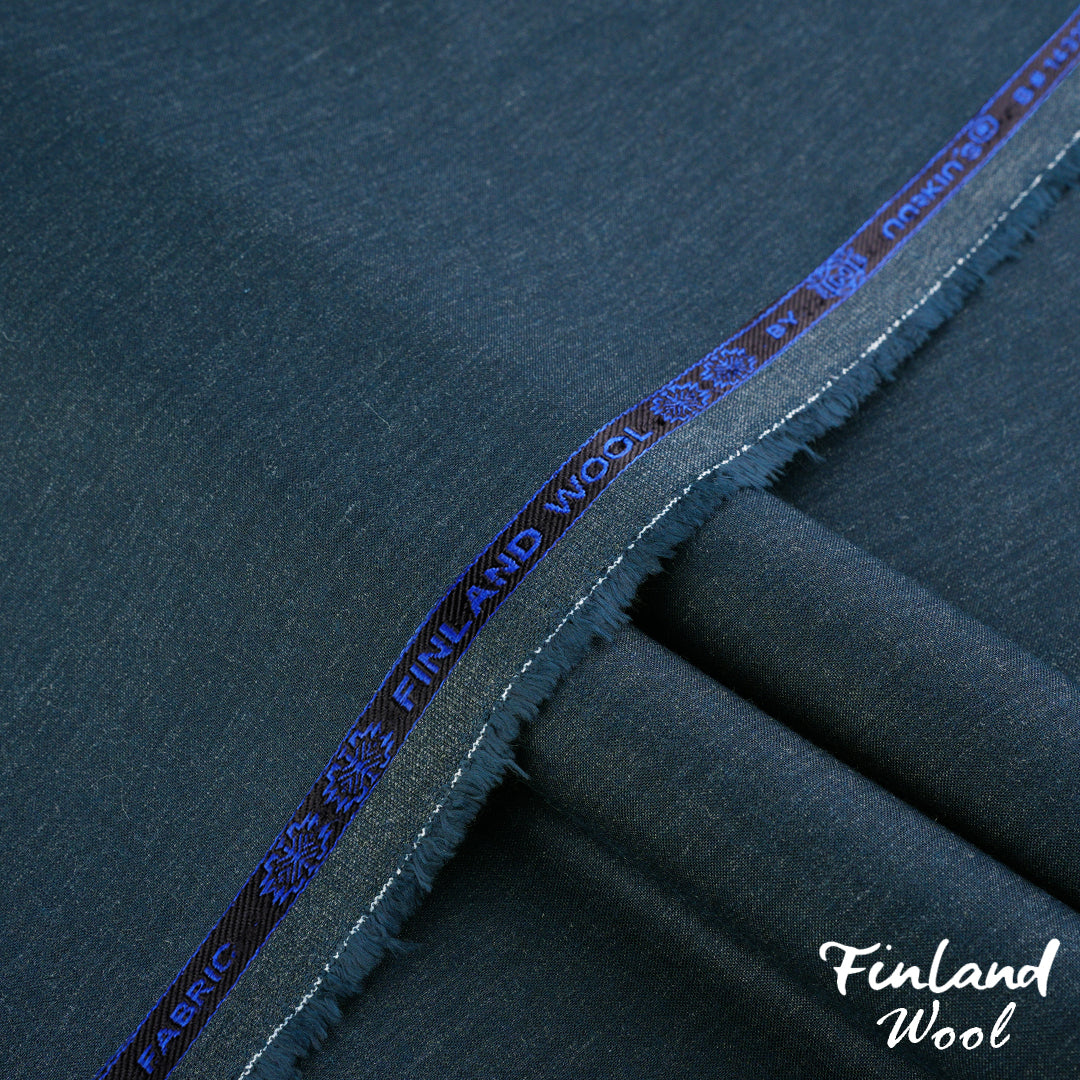 Finland Wool unstitched winter wash & wear woolen fabric in dark winter tones with a soft, wrinkle-free finish 