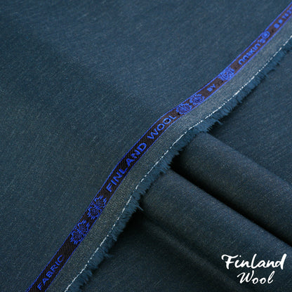Finland Wool unstitched winter wash & wear woolen fabric in dark winter tones with a soft, wrinkle-free finish 