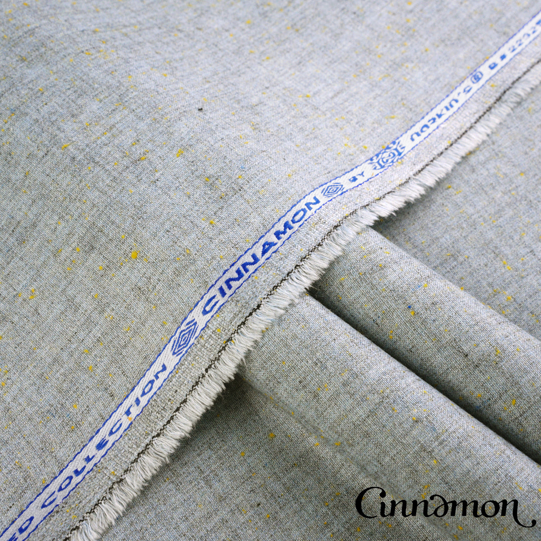 Premium Cinnamon winter wash & wear fabric in woolen textured finish