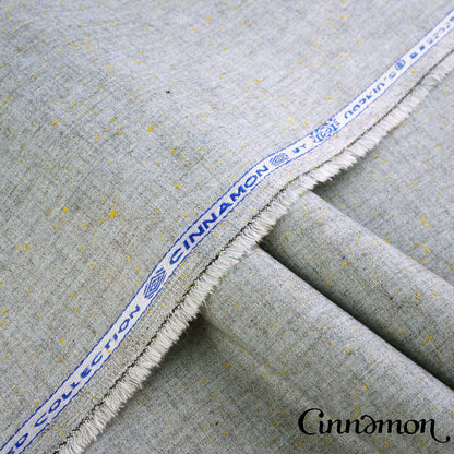 Premium Cinnamon winter wash & wear fabric in woolen textured finish