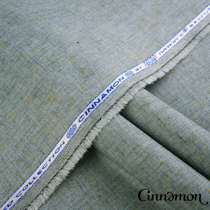 Premium Cinnamon winter wash & wear fabric in woolen textured finish
