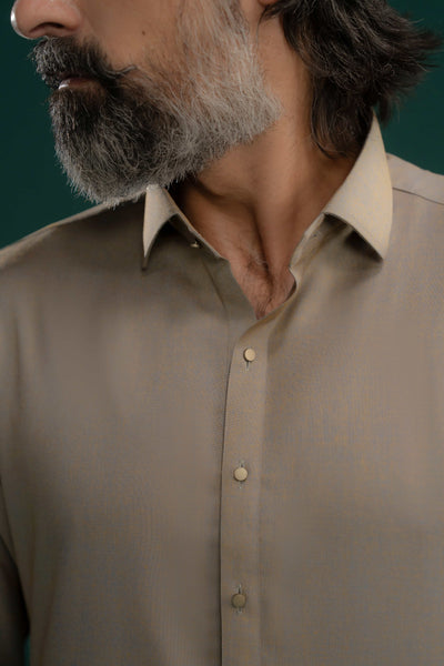 Greyish Blue - Stitched Shalwar Kameez - SWSC21