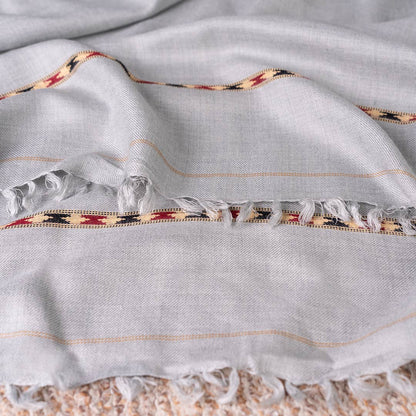 Woolen Shawl - 004 | Grey