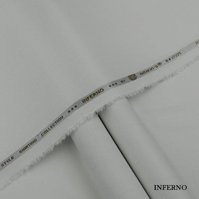 Inferno Shirting wash and wear fabric with self dobby texture and rich color