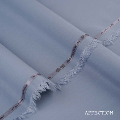 Premium Affection wash & wear blended fabric in polyester and viscose with smooth texture, elegant fall, and long-lasting fade-resistant color, ideal for ethnic wear.