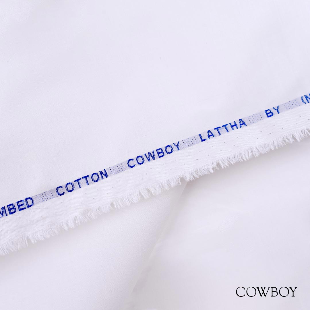 Premium Cowboy cotton fabric with fine yarn and compact structure
