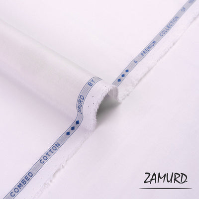 Zamurd premium party wear fabric with twill weave and semi-soft high-density finish