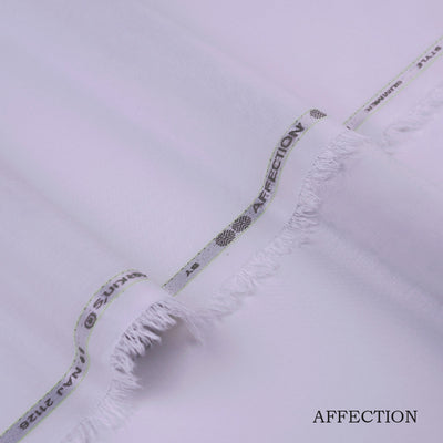 Premium Affection wash & wear blended fabric in polyester and viscose with smooth texture, elegant fall, and long-lasting fade-resistant color, ideal for ethnic wear.