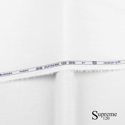Supreme 120 fabric close-up showing super fine texture