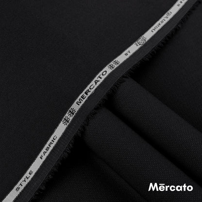 Mercato unstitched winter wash & wear suiting fabric in soft twill weave by Narkin’s.